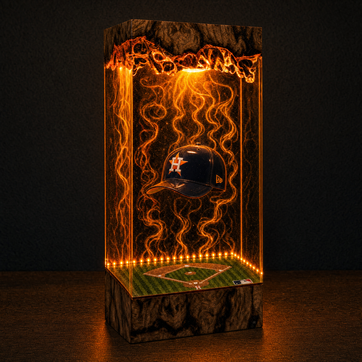 MLB Resin Lamps