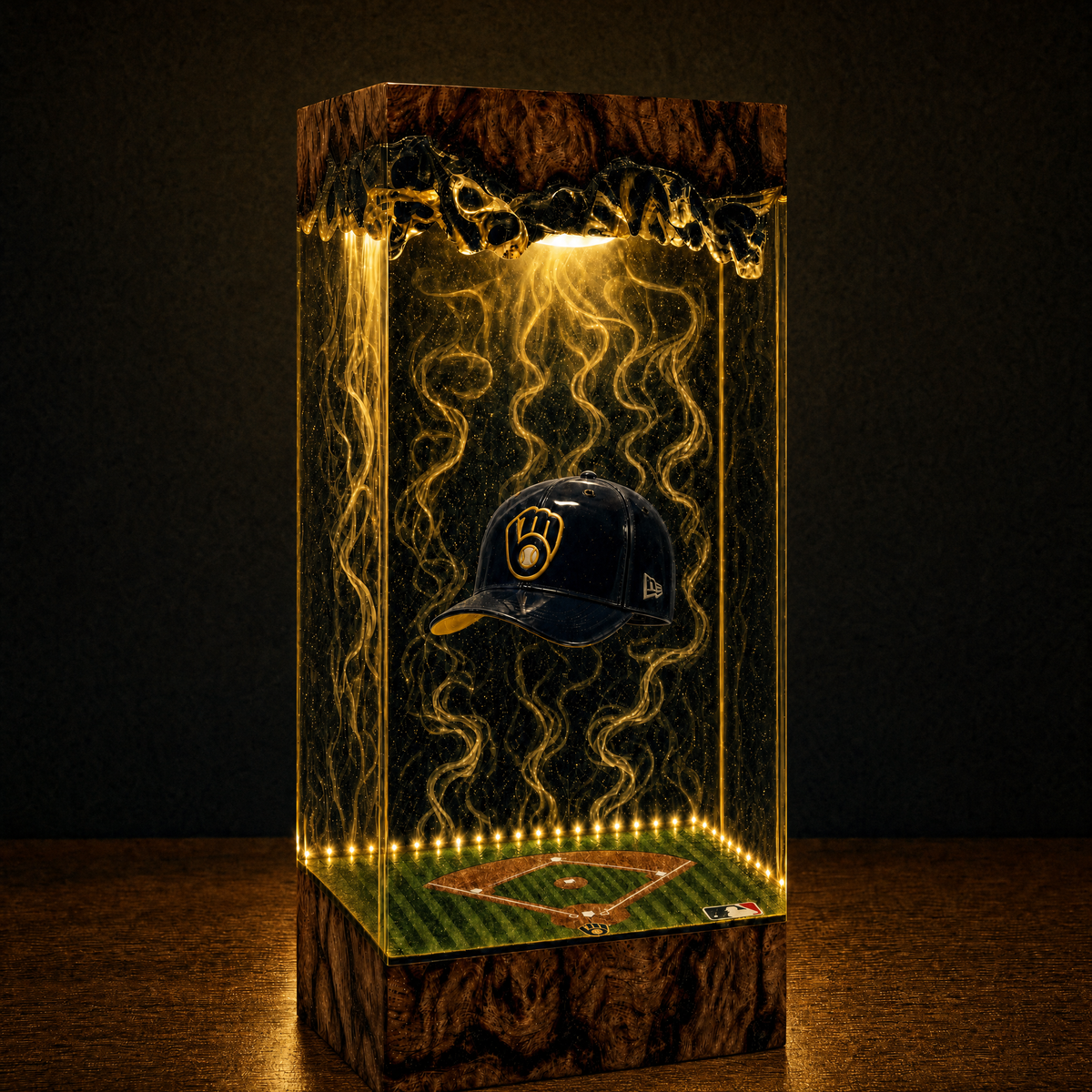 MLB Resin Lamps